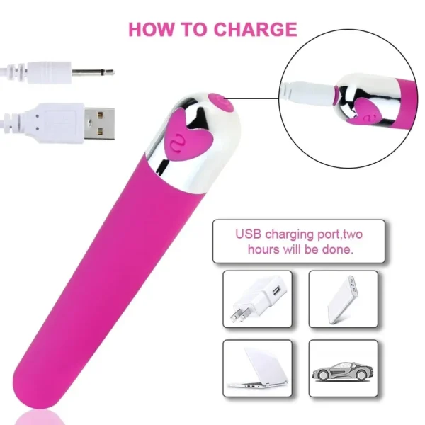 10 funktion vibrierer usb