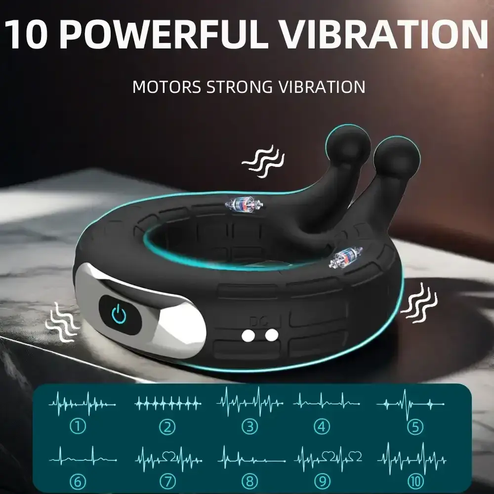 10 vibrationsmodi prostatamassagegerat