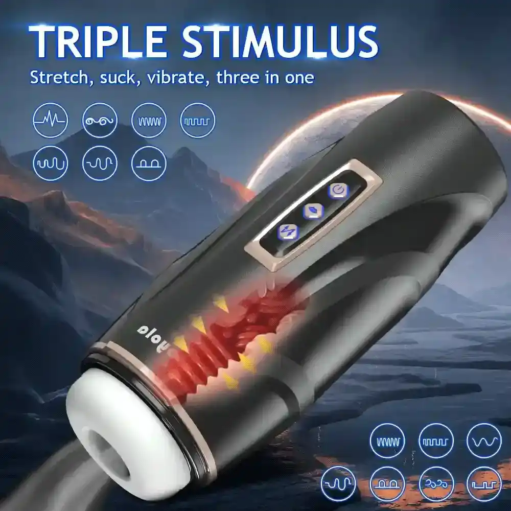 3 in 1 masturbator silikon