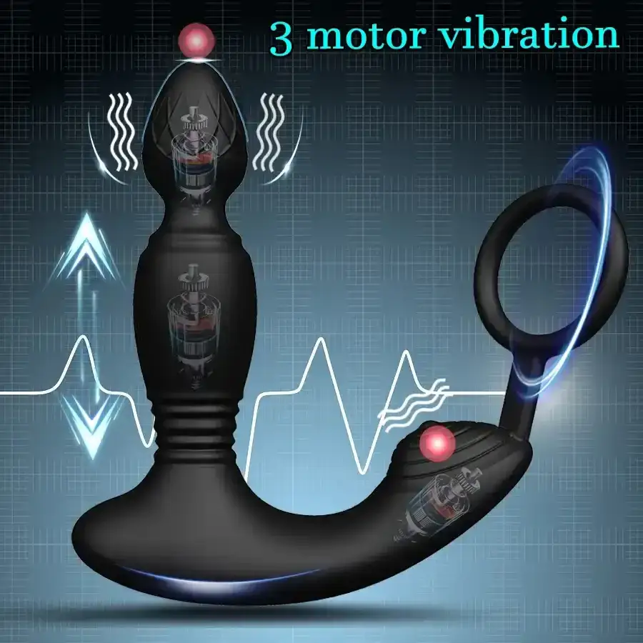 3 motor vibrations prostata stimulator