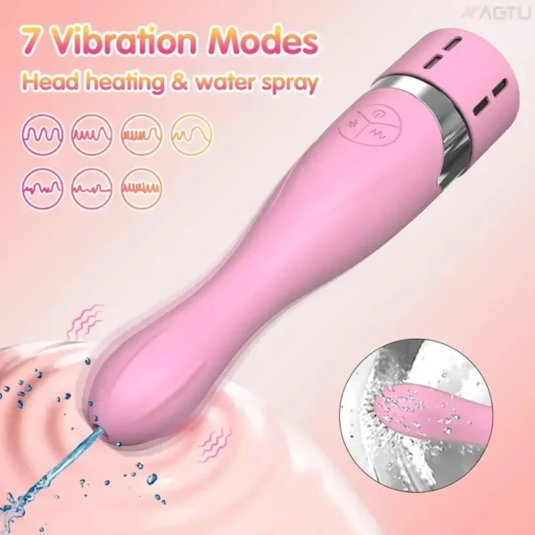 7 vibrationsmodi heizfunktion wasserspray