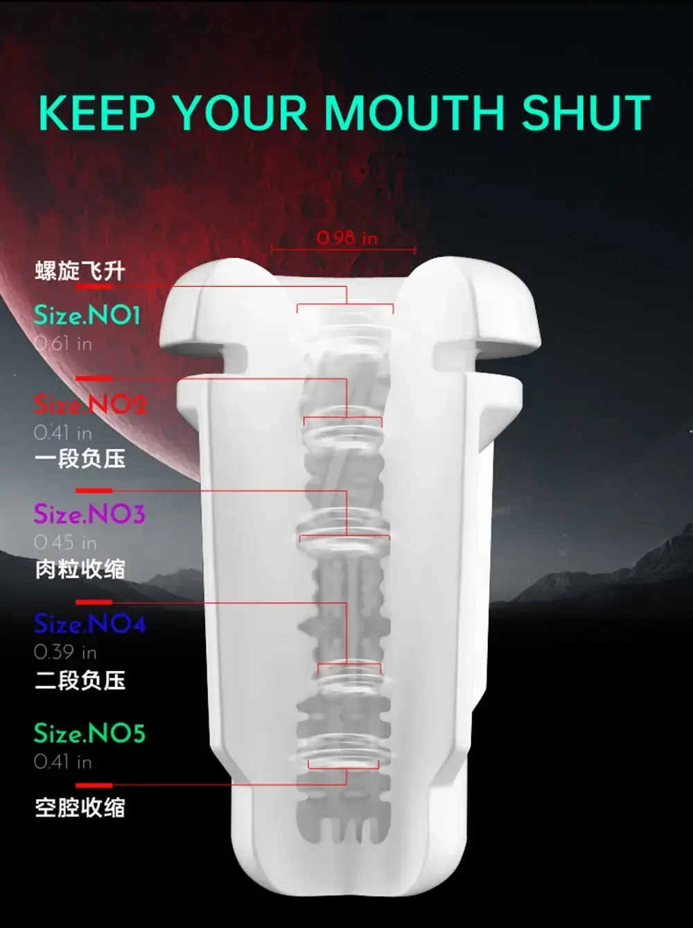 abs kunststoff masturbator ergonomisches design