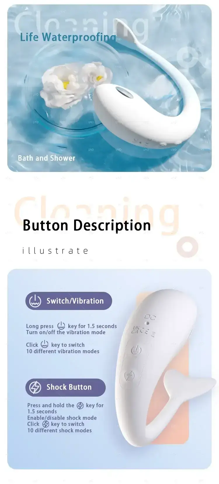 abs kunststoff vibrator doppelstimulation