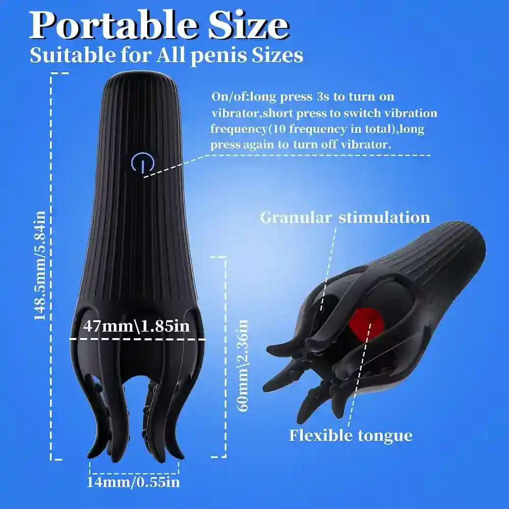 abs kunststoff vibrator fur manner