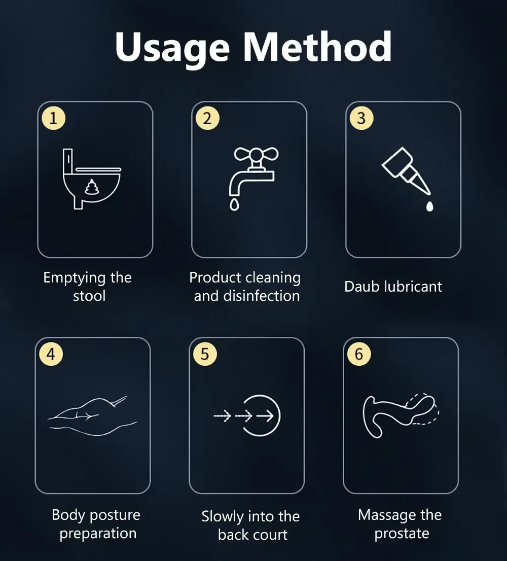 abs silikon prostata vibrator schwarz