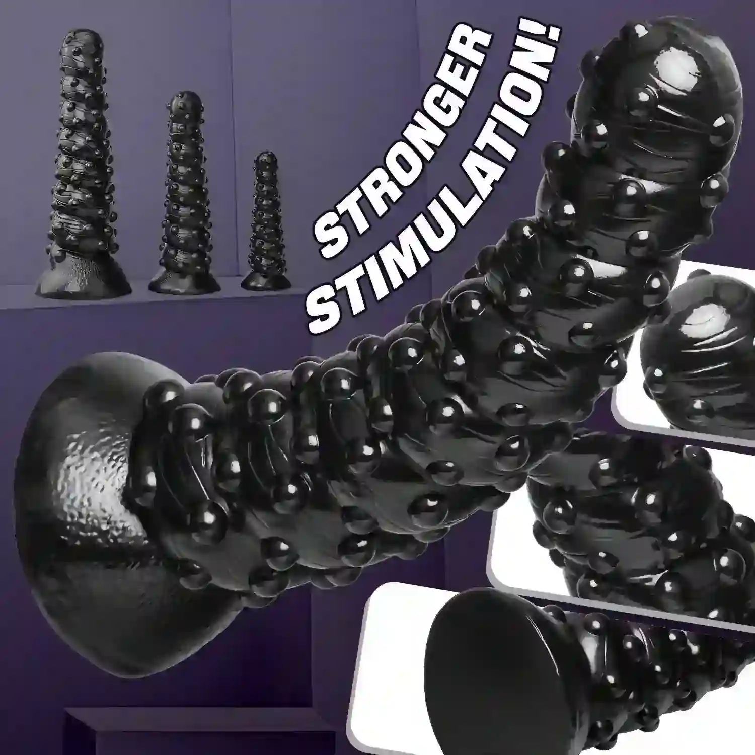 anal dildo mit noppen silikon