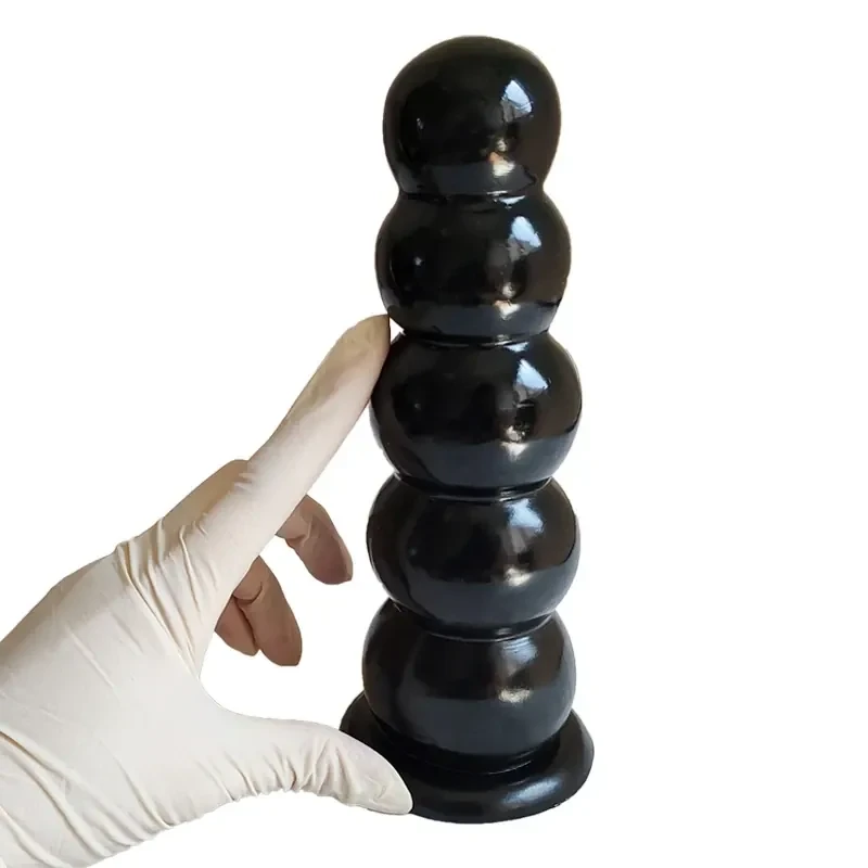 anal perlen dildo silikon schwarz
