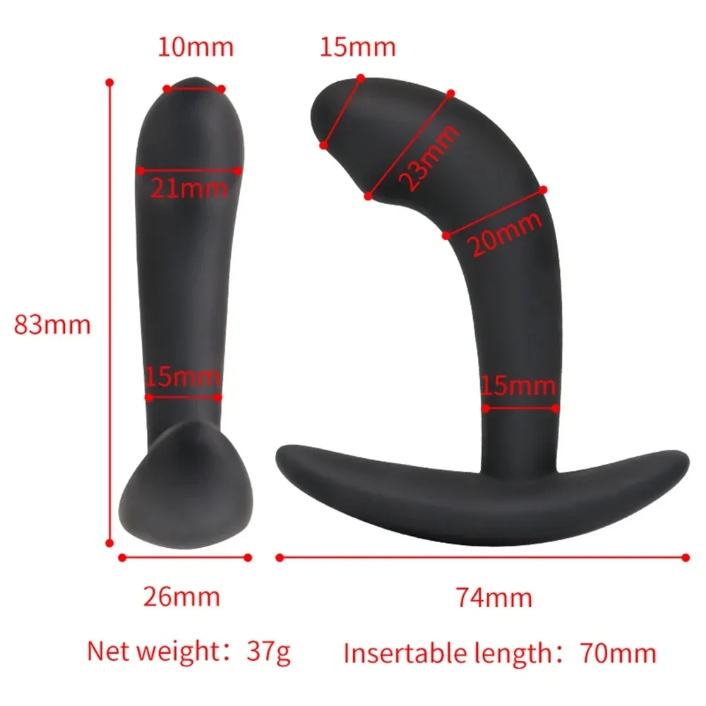 anal plug elektrisch silikon schwarz