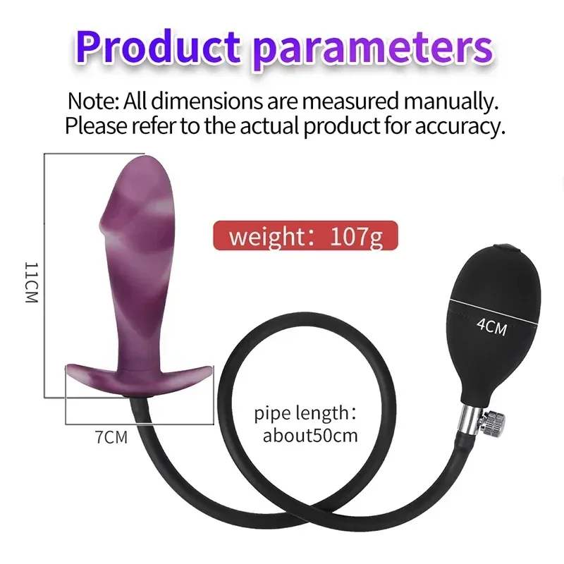 anal plug mit schlauch silikon