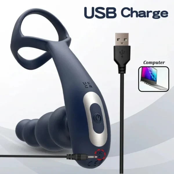 anal plug mit silikonüberzug schwarz