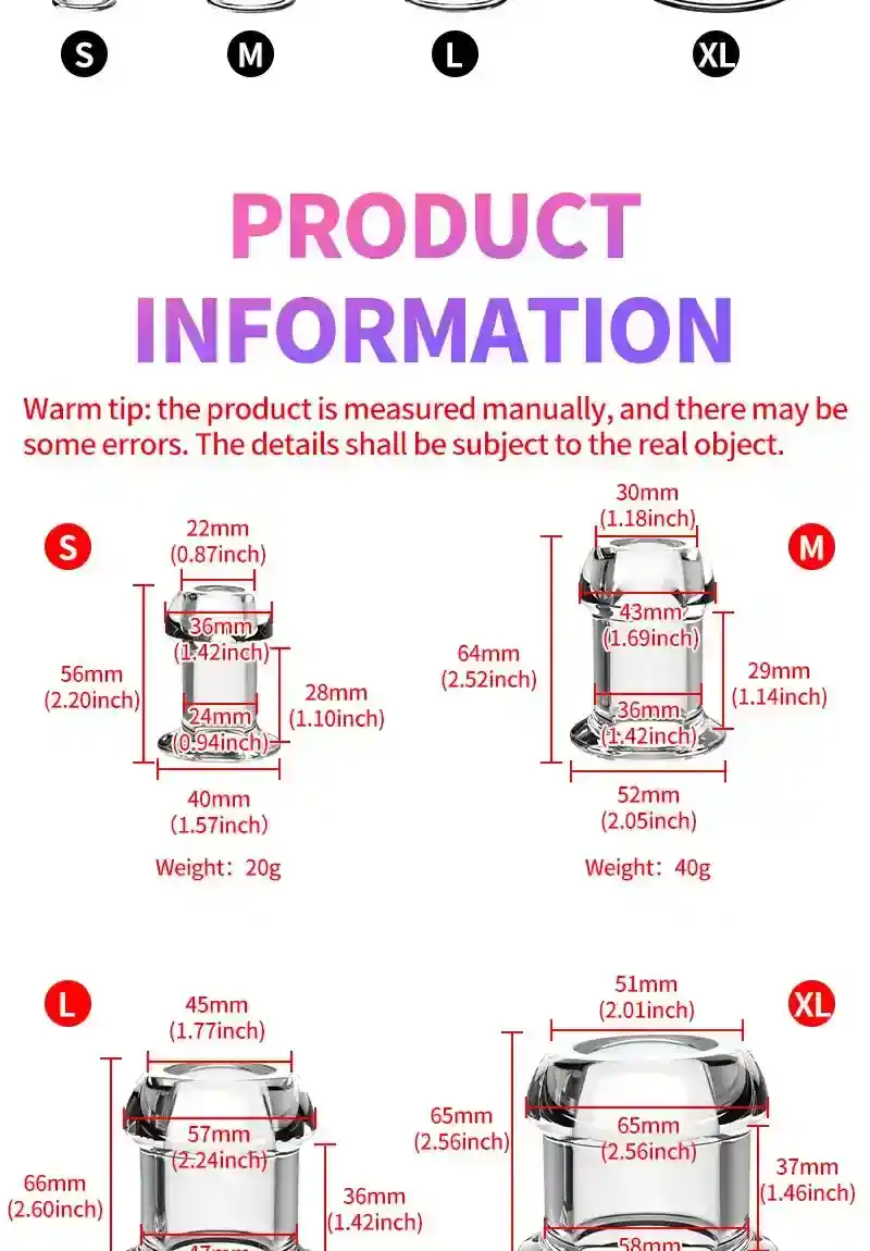 anal plug mit stopper klar