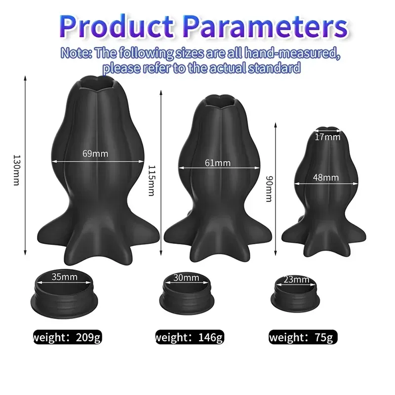 anal plug silikon medizinisch hohl