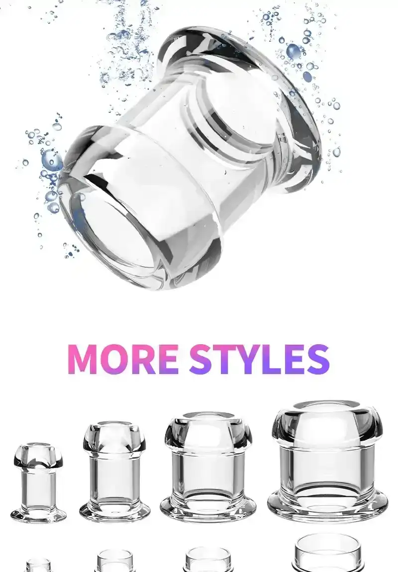 anal plug tpe transparent klein