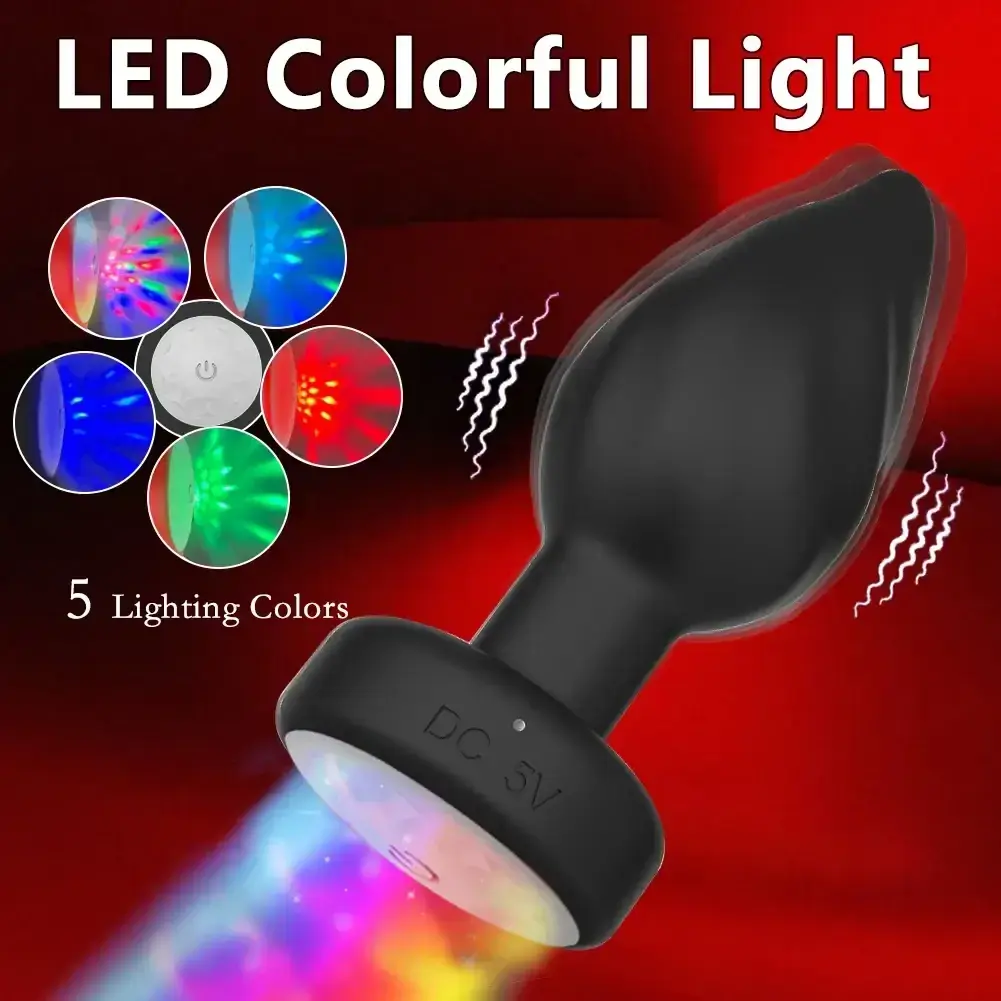 anal stimulation mit led farbwechsel