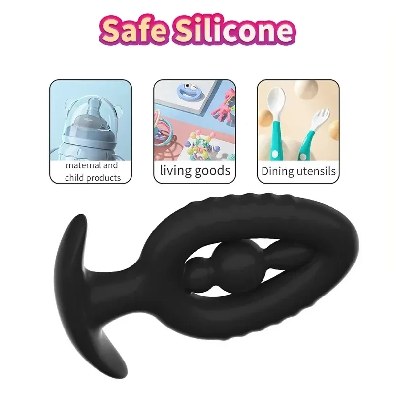 anal stimulation plug perlen silikon