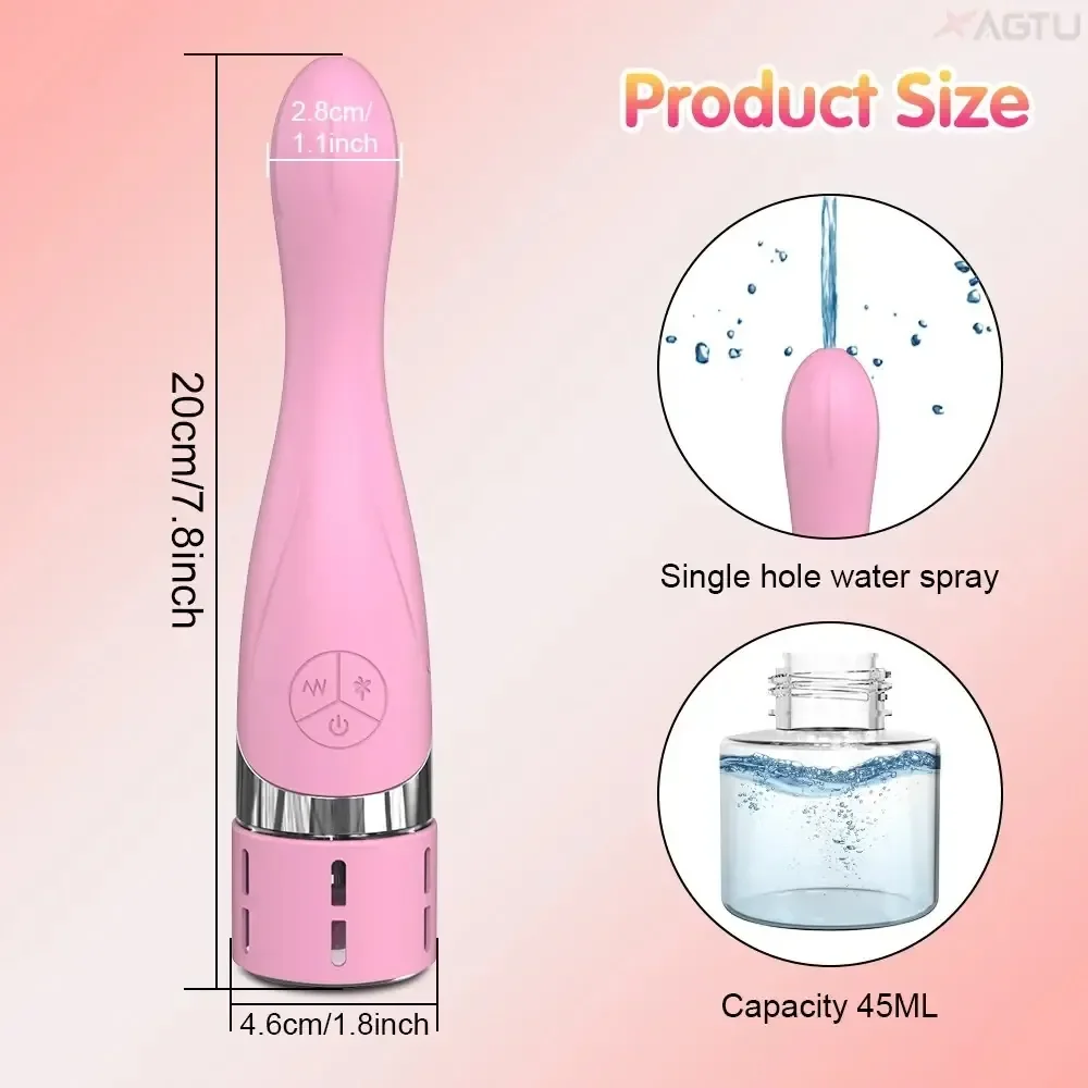anal vibrator mit 45ml wasserspeicher