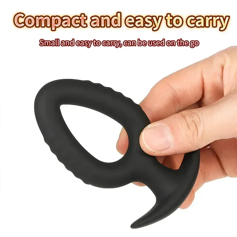 analdehner silikon bdsm schwarz