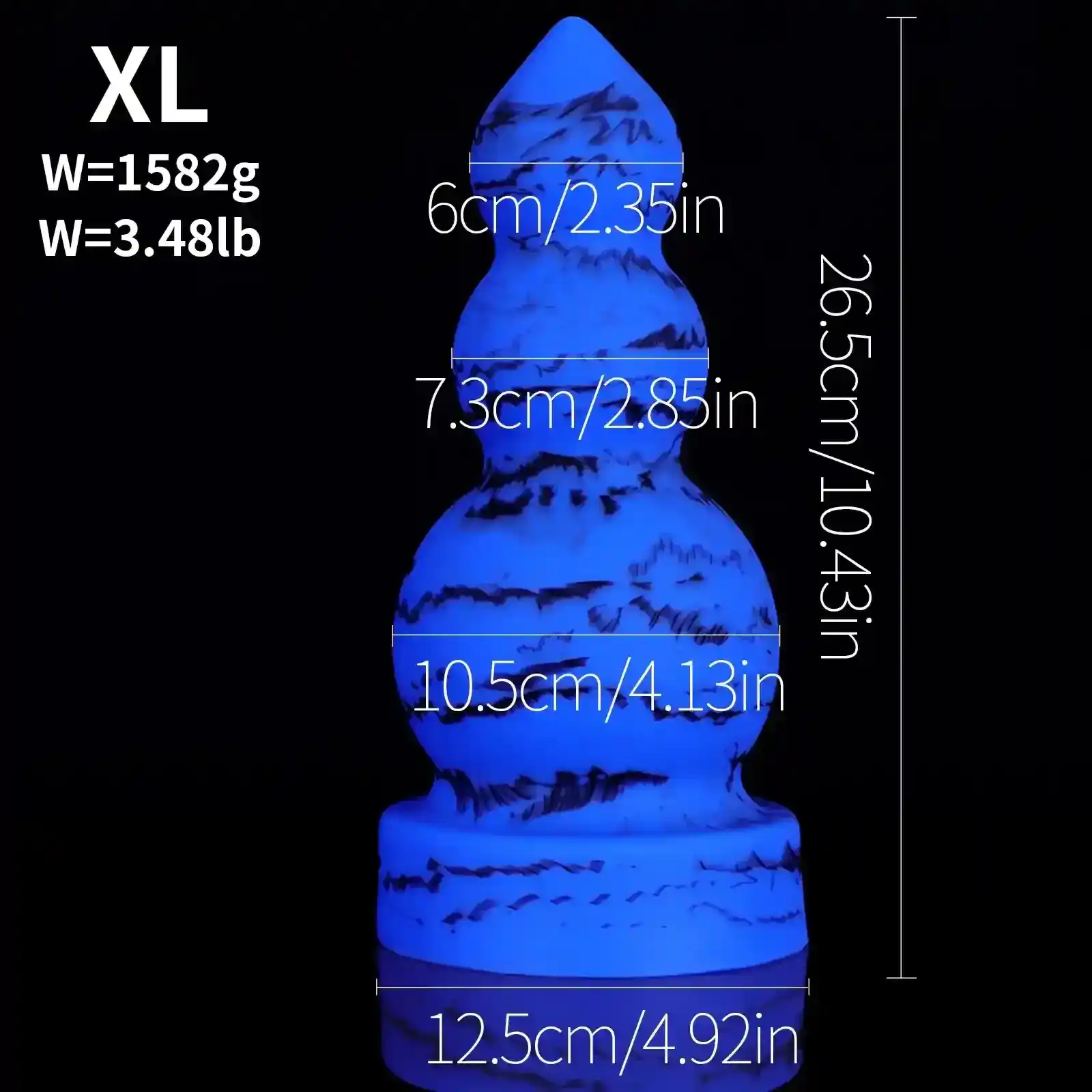 analdildo große größe mit saugnapf