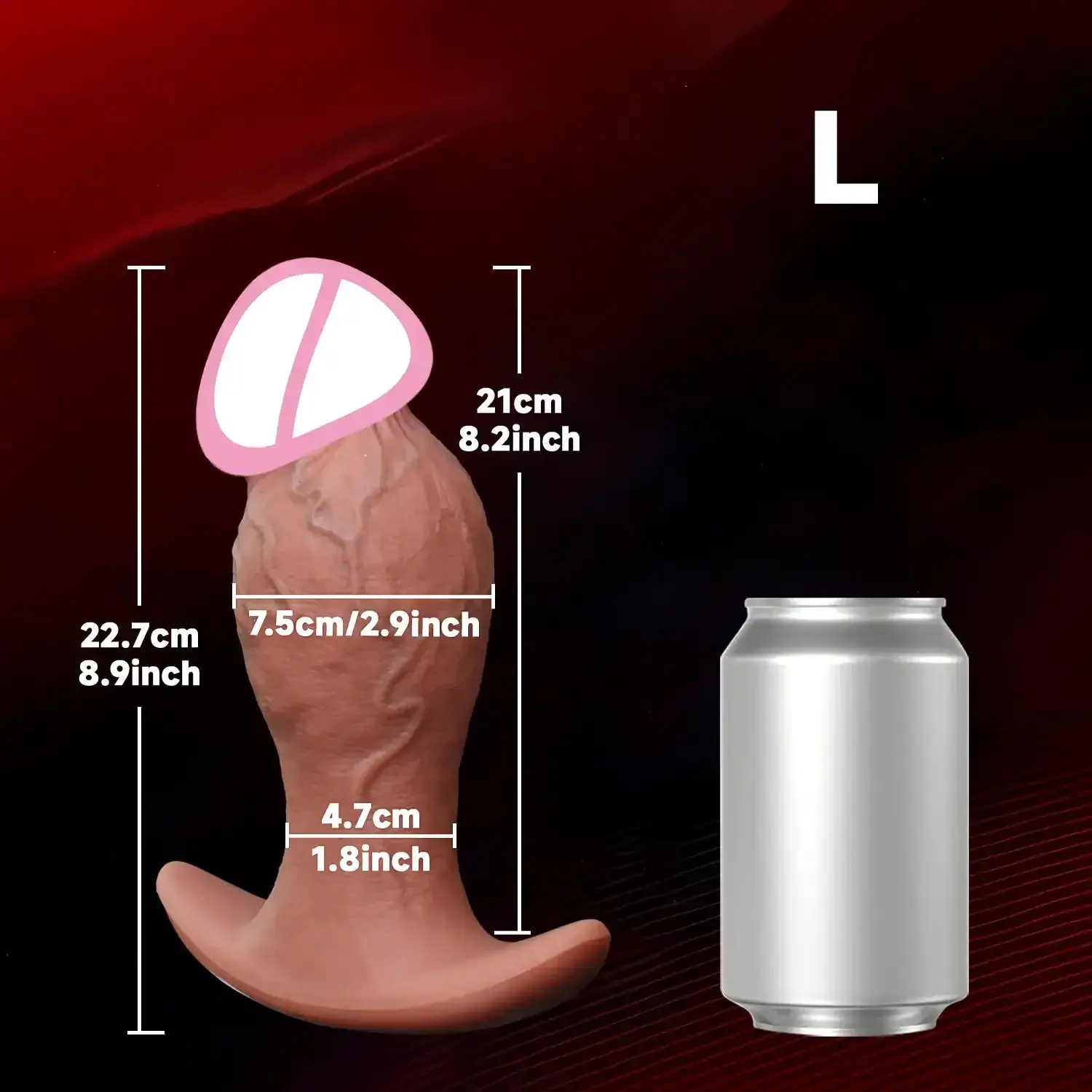analdildo mit t basis fur sicheren halt