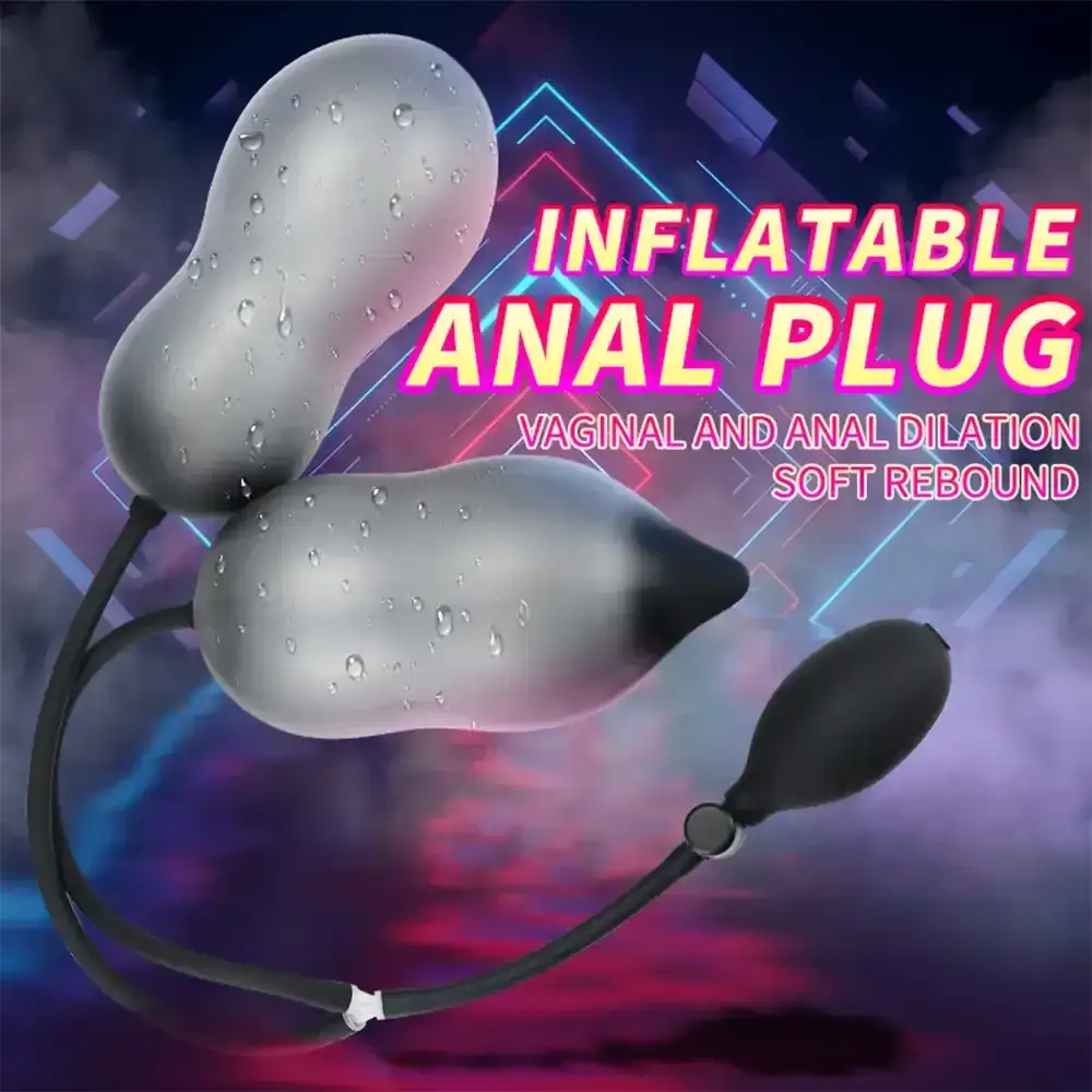 analplug mit perlen schwarz