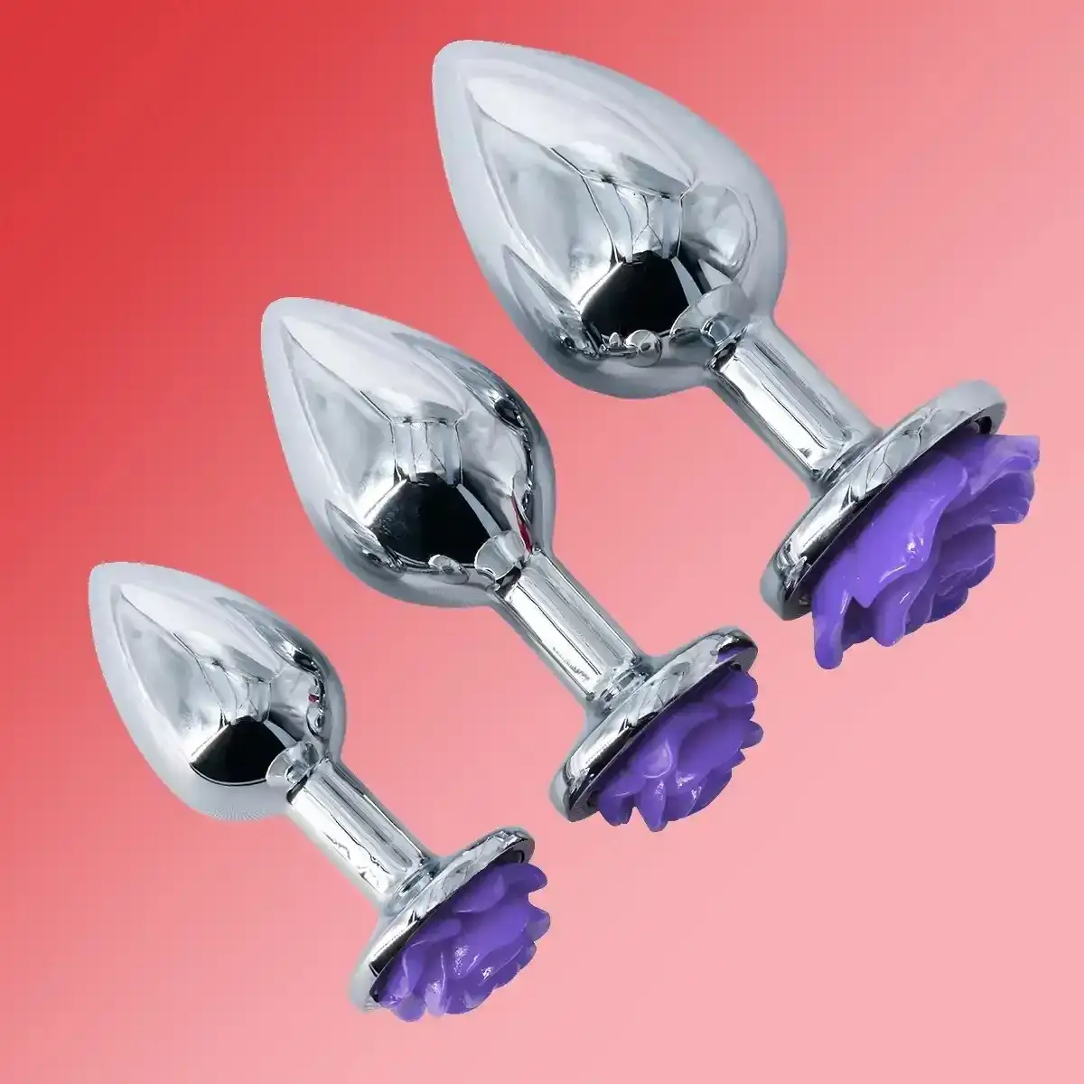 analplug mit rosenkopf mittel