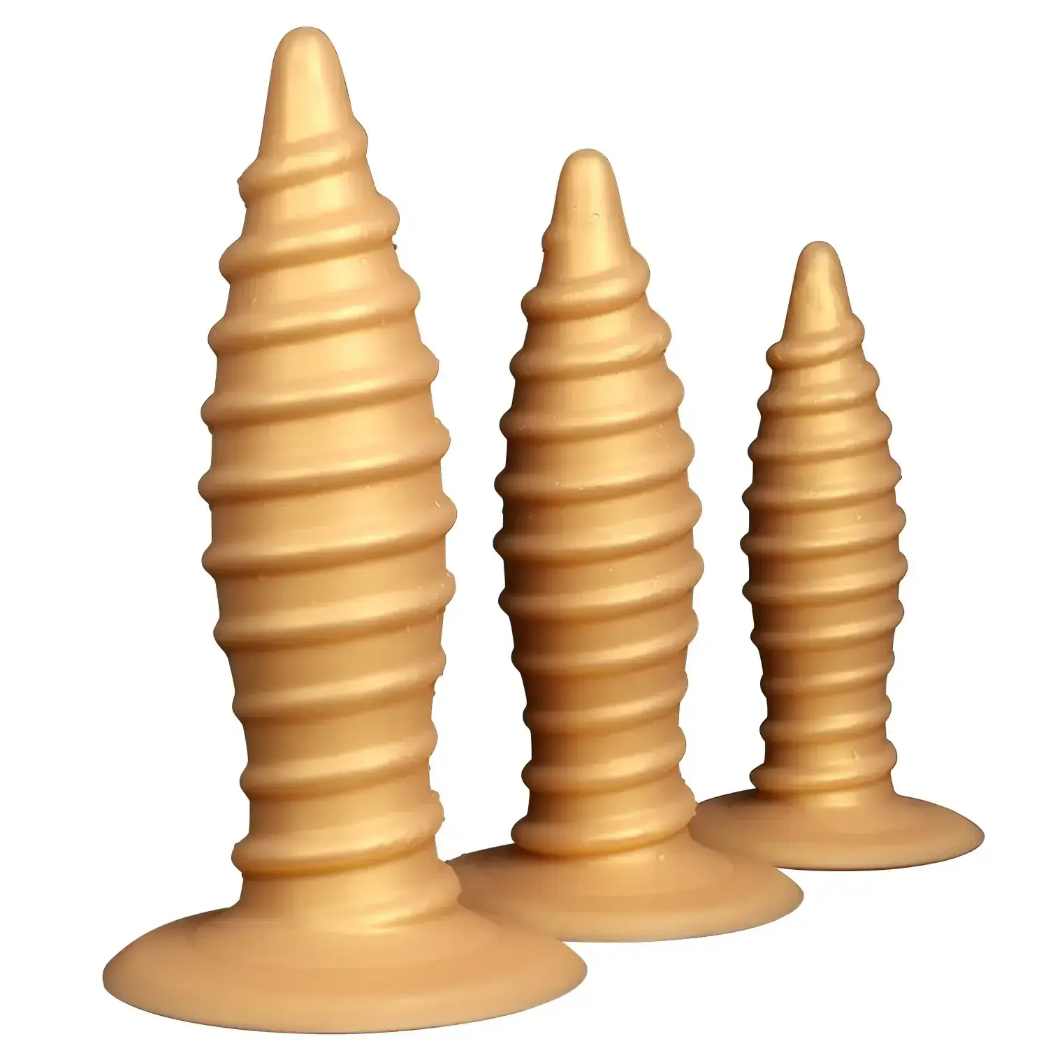 analplug mit spirale textur