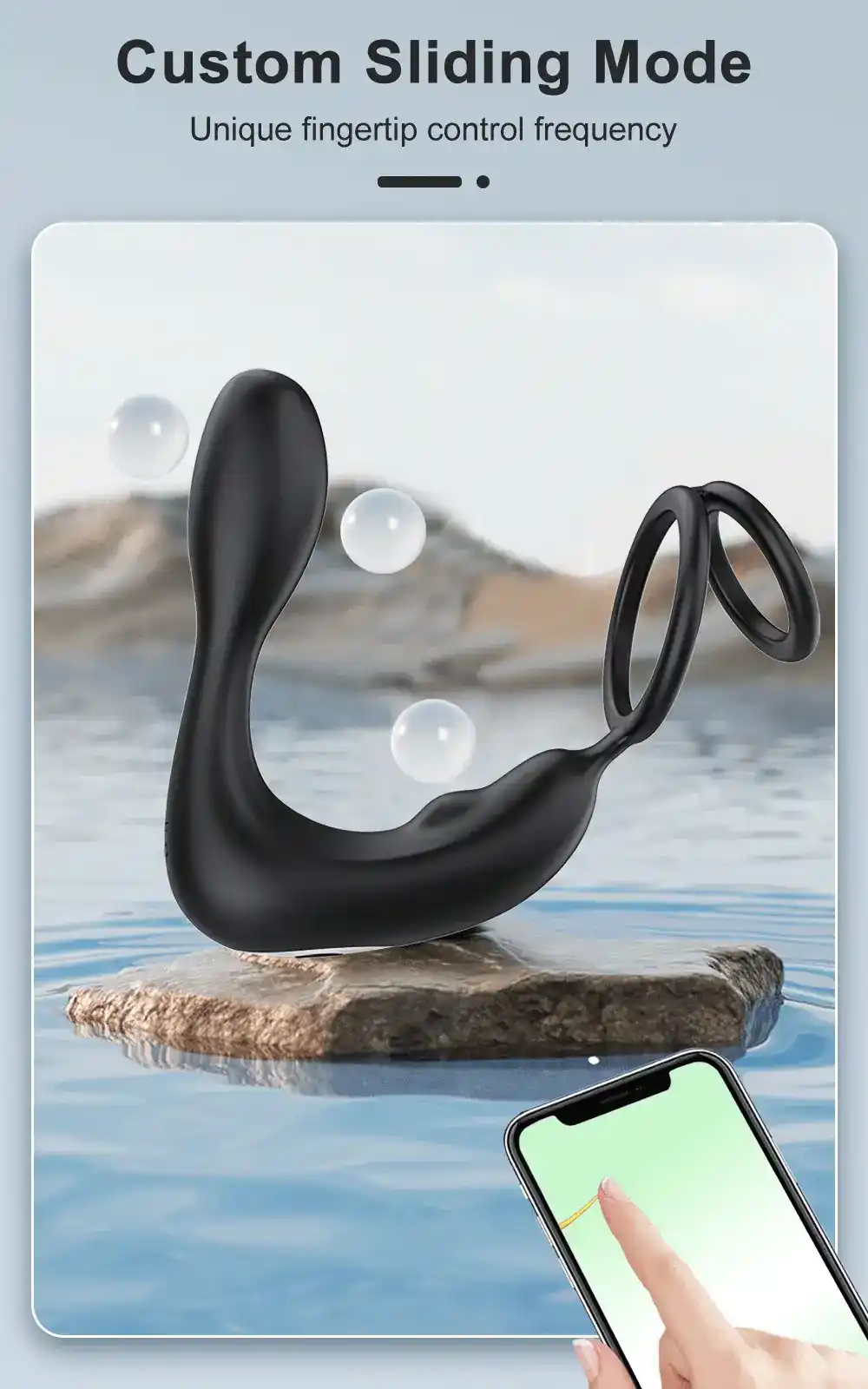 analplug mit vibration und ring