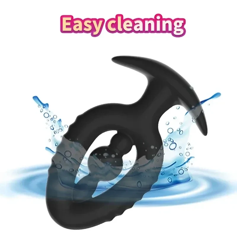 analplug silikon mittelgross texturiert