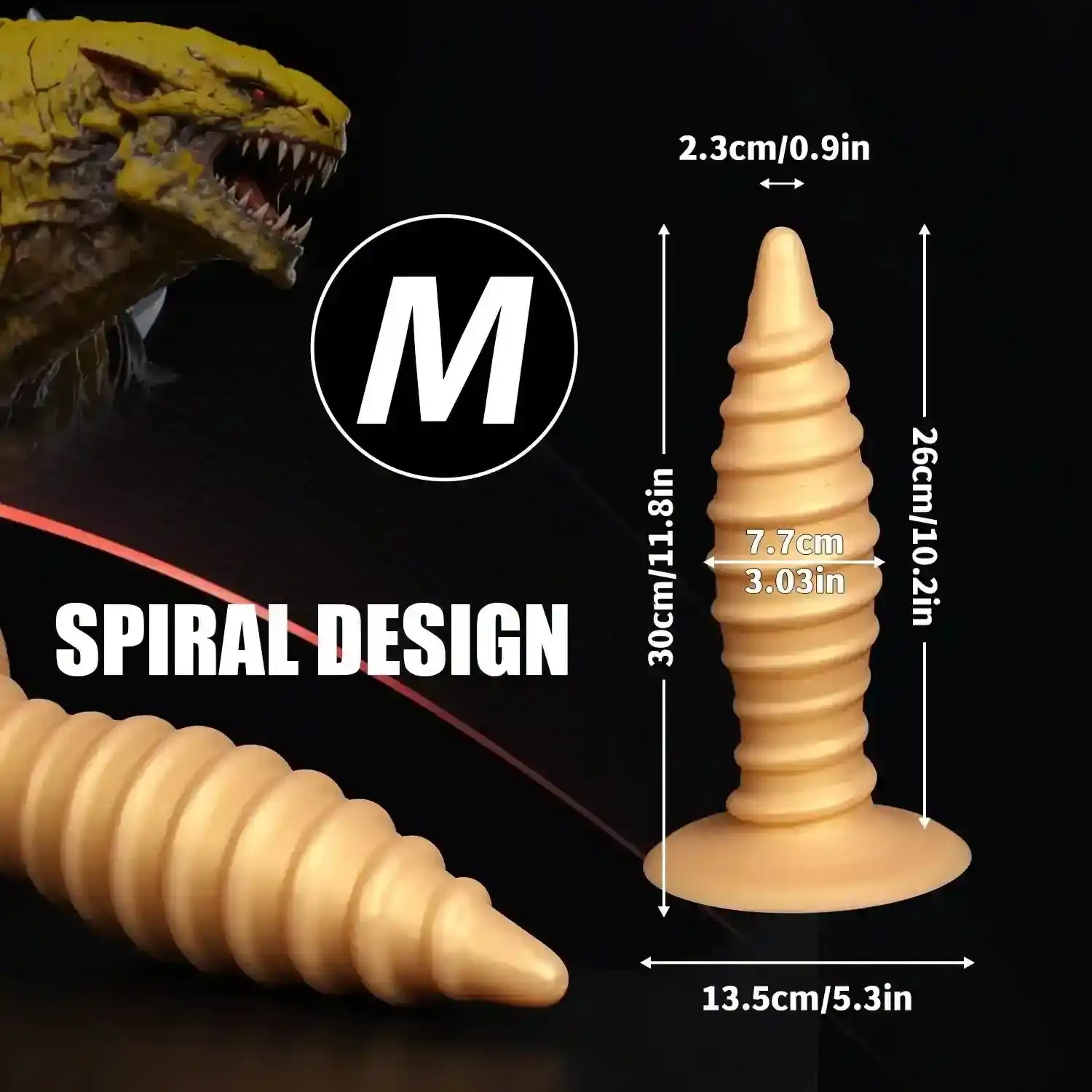 analplug spirale saugnapf basis