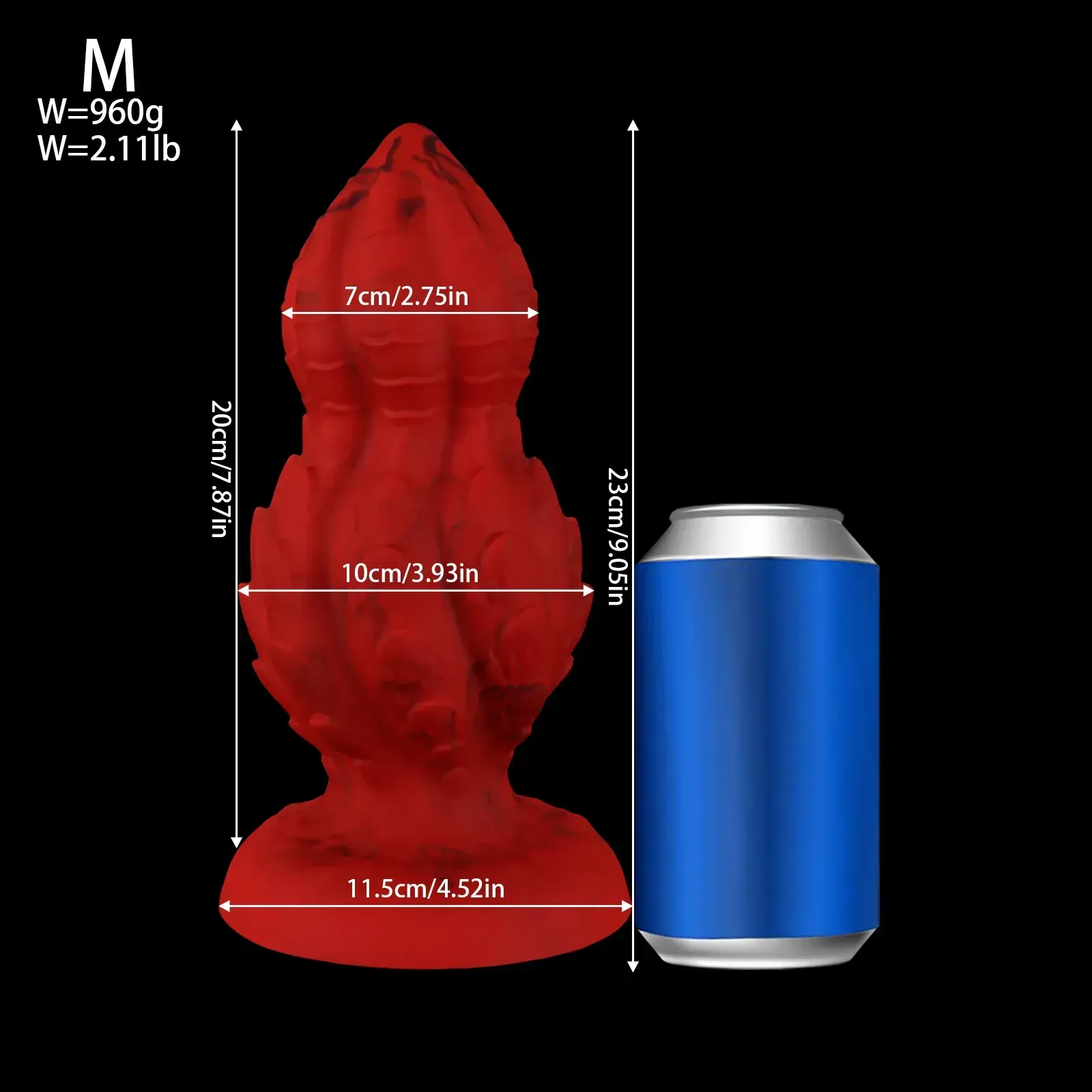 anatomisch geformter anal dilator