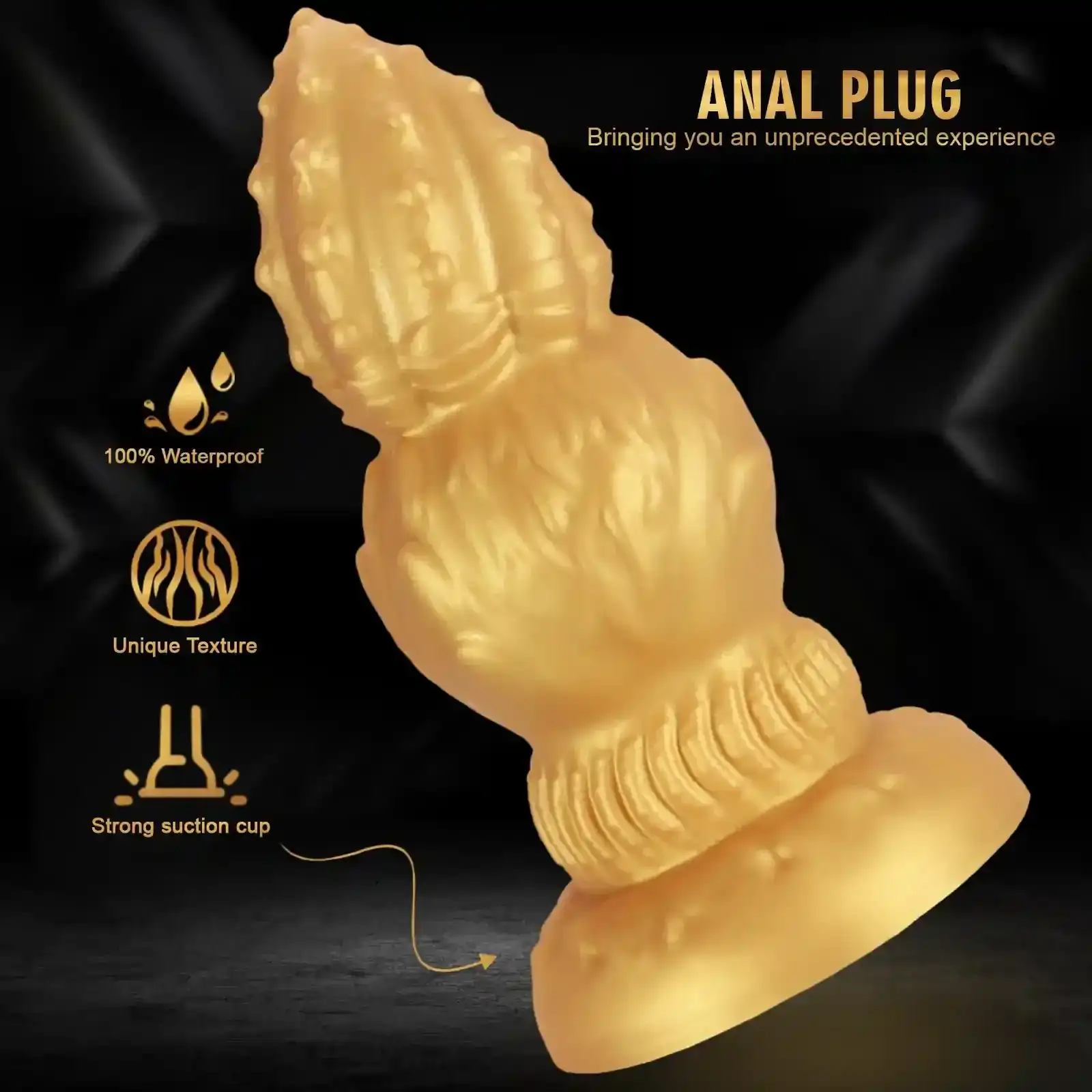 anatomisch geformter anal plug silikon