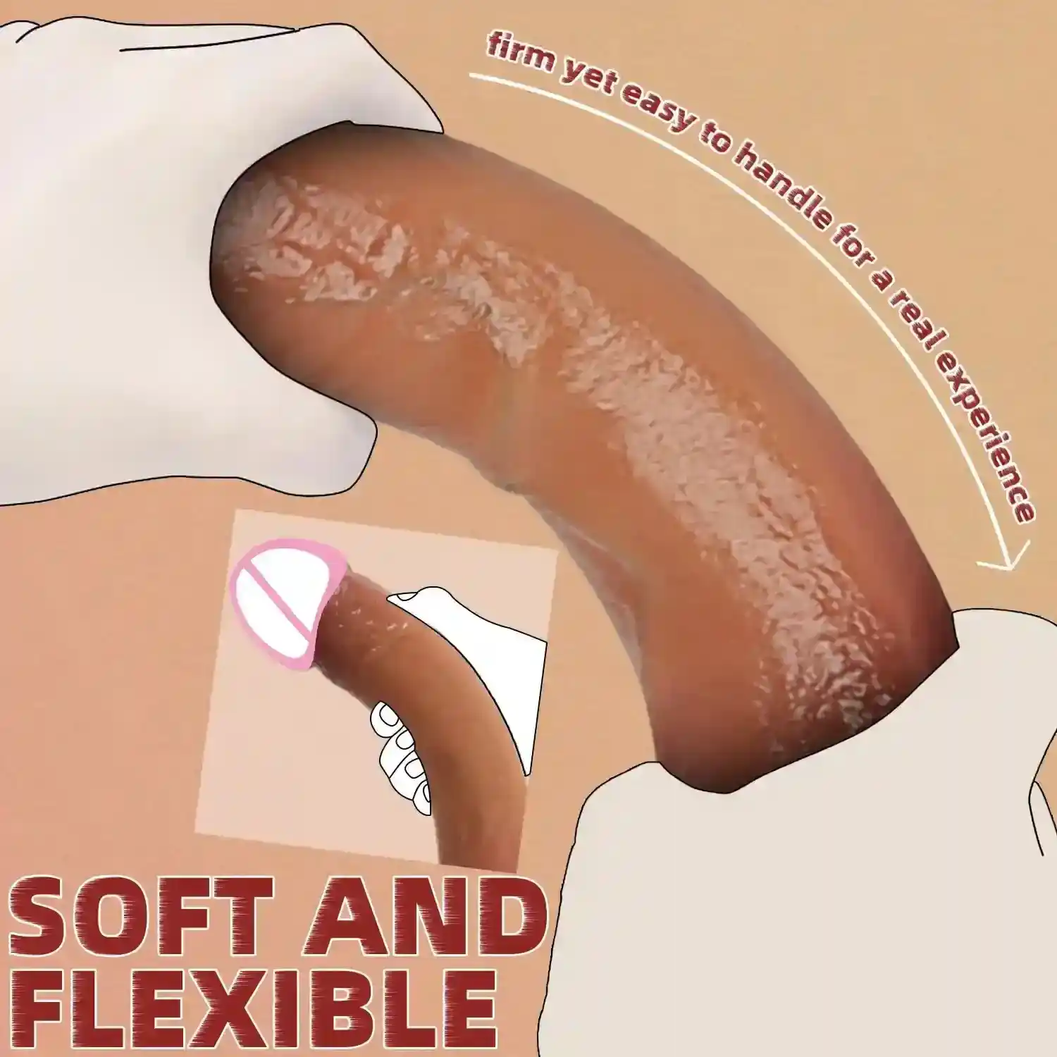 anatomisch korrekter analdildo hautfarben