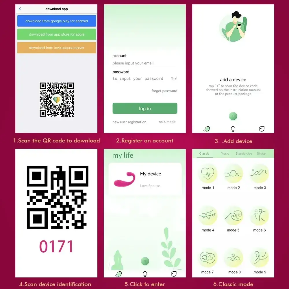 app gesteuerter silikon vibrator tragbar