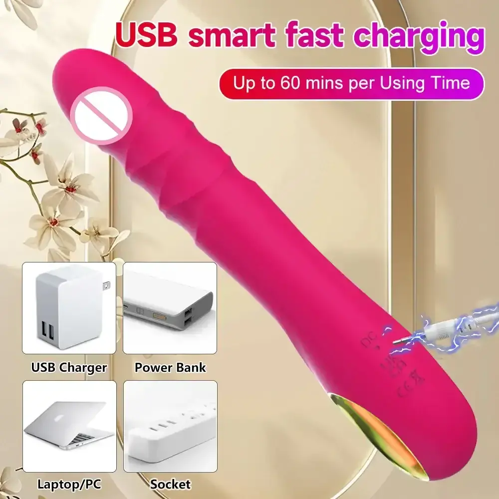 aufladbarer dildo vibrator mit 10 stufen