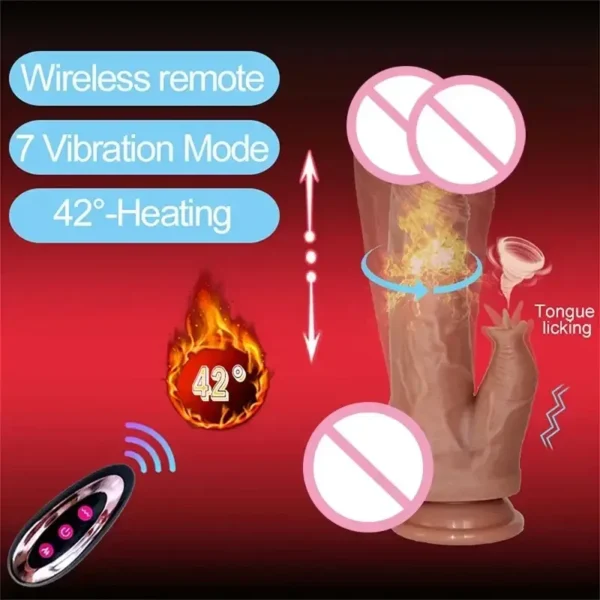 aufladbarer silikon dildo beheizt