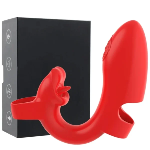 aufladbarer zungenvibrator für klitoris