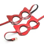 augenbinde bdsm fuchs pu leder