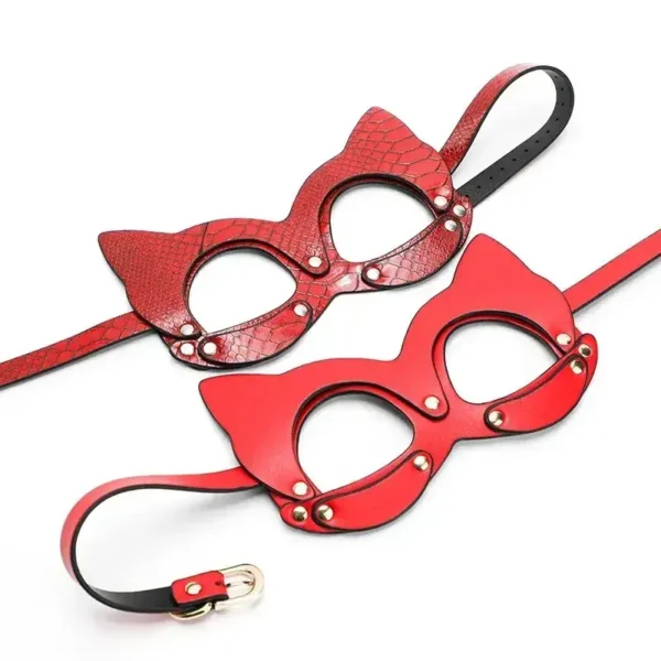 augenbinde bdsm fuchs pu leder