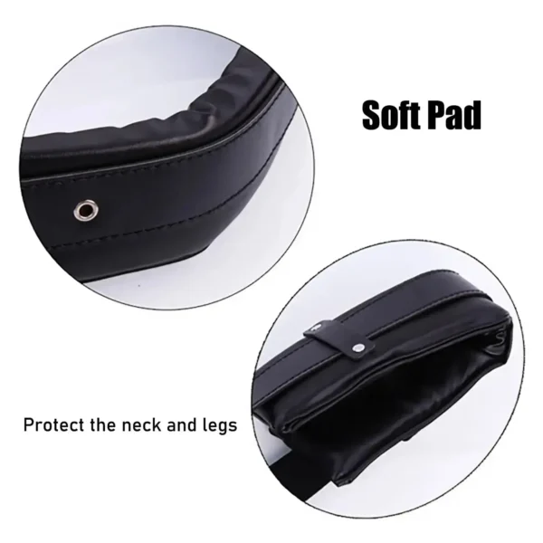 bdsm bein fessel weiches leder