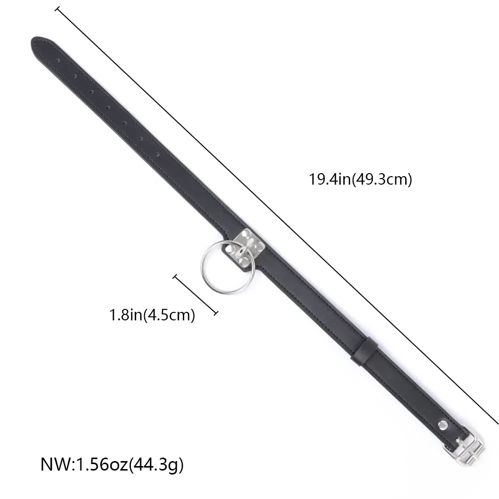 bdsm halsband mit snap closure