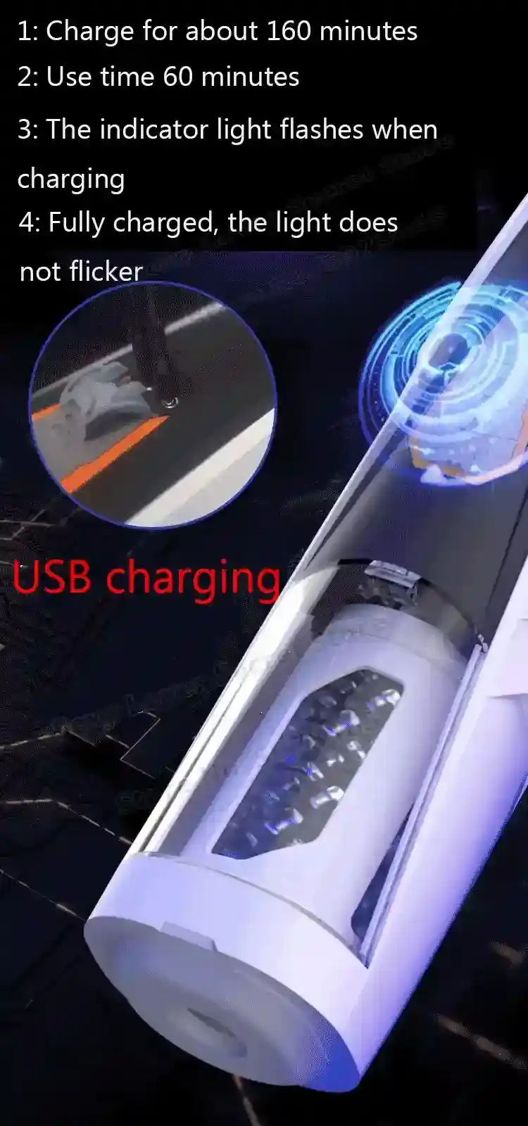 beheizbarer masturbator mit rotation