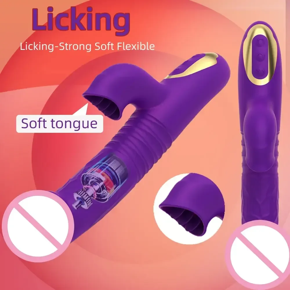 beheizbarer silikon vibrator lila