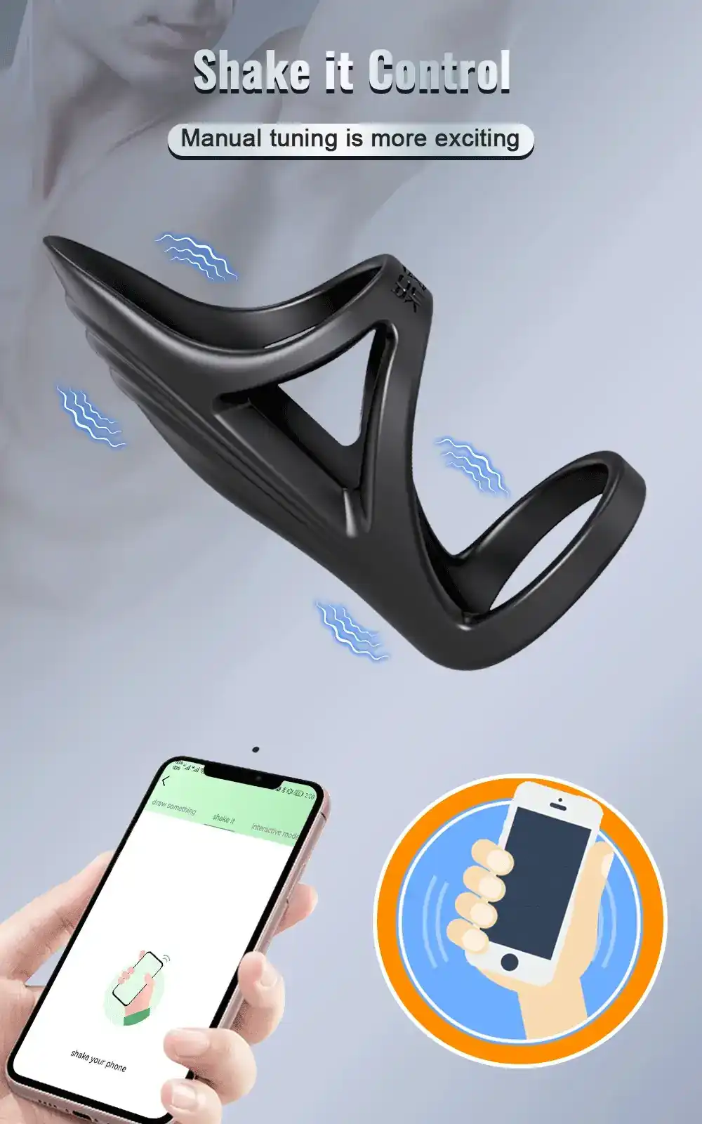 bluetooth cockring fur manner