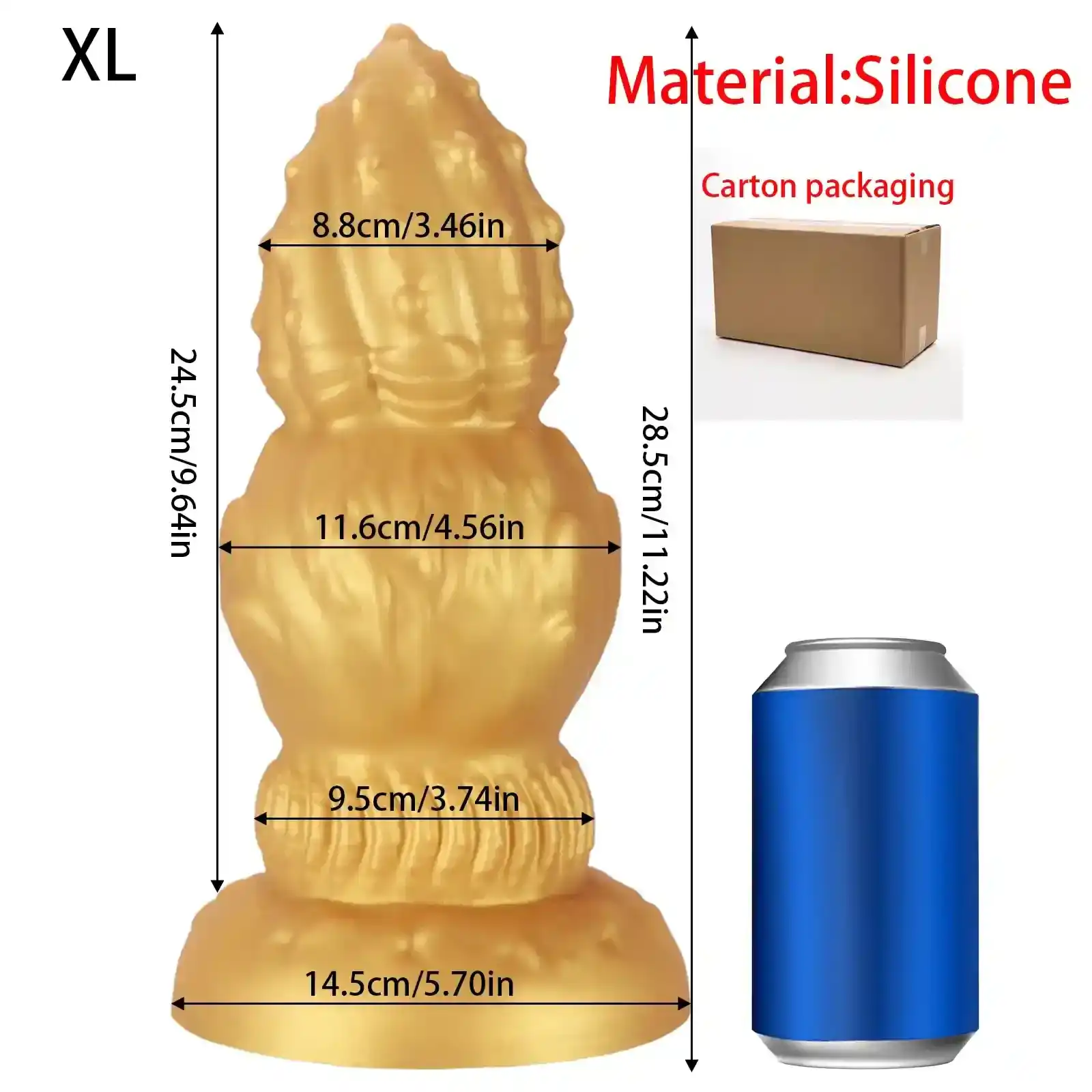 body safe silikon anal plug xl