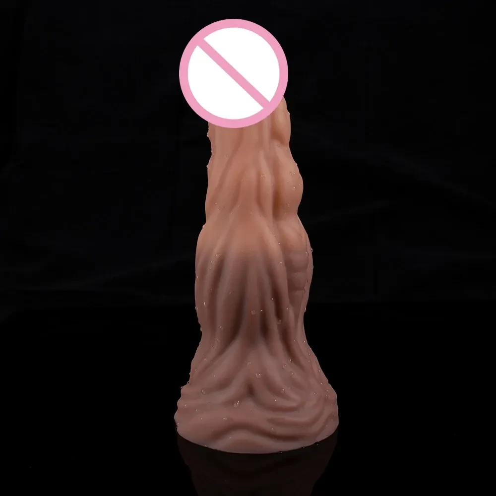 dicker silikon dildo mit hoden imitation