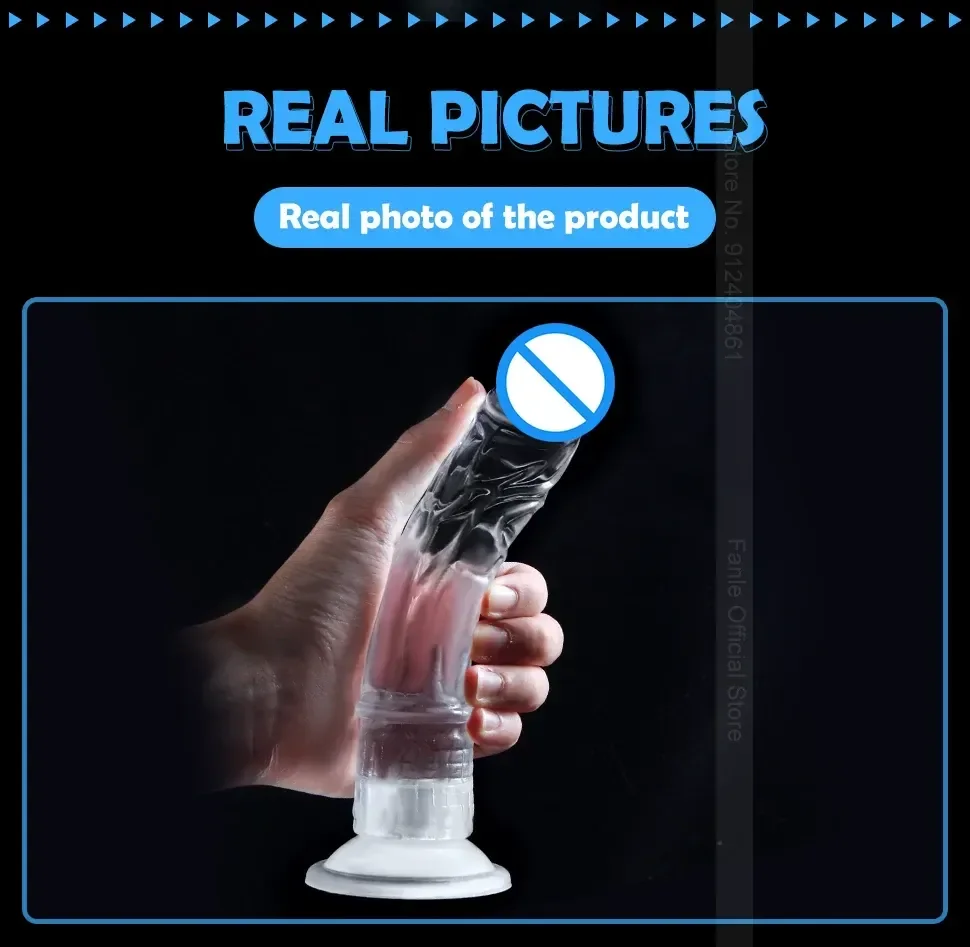 dildo durchsichtig mit adern tpe