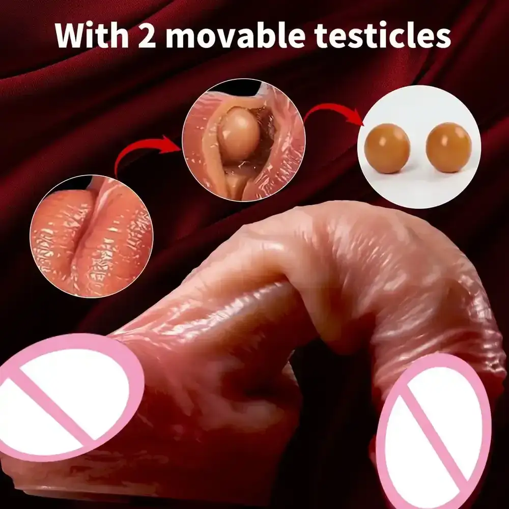 dildo mit hoden und saugnapf