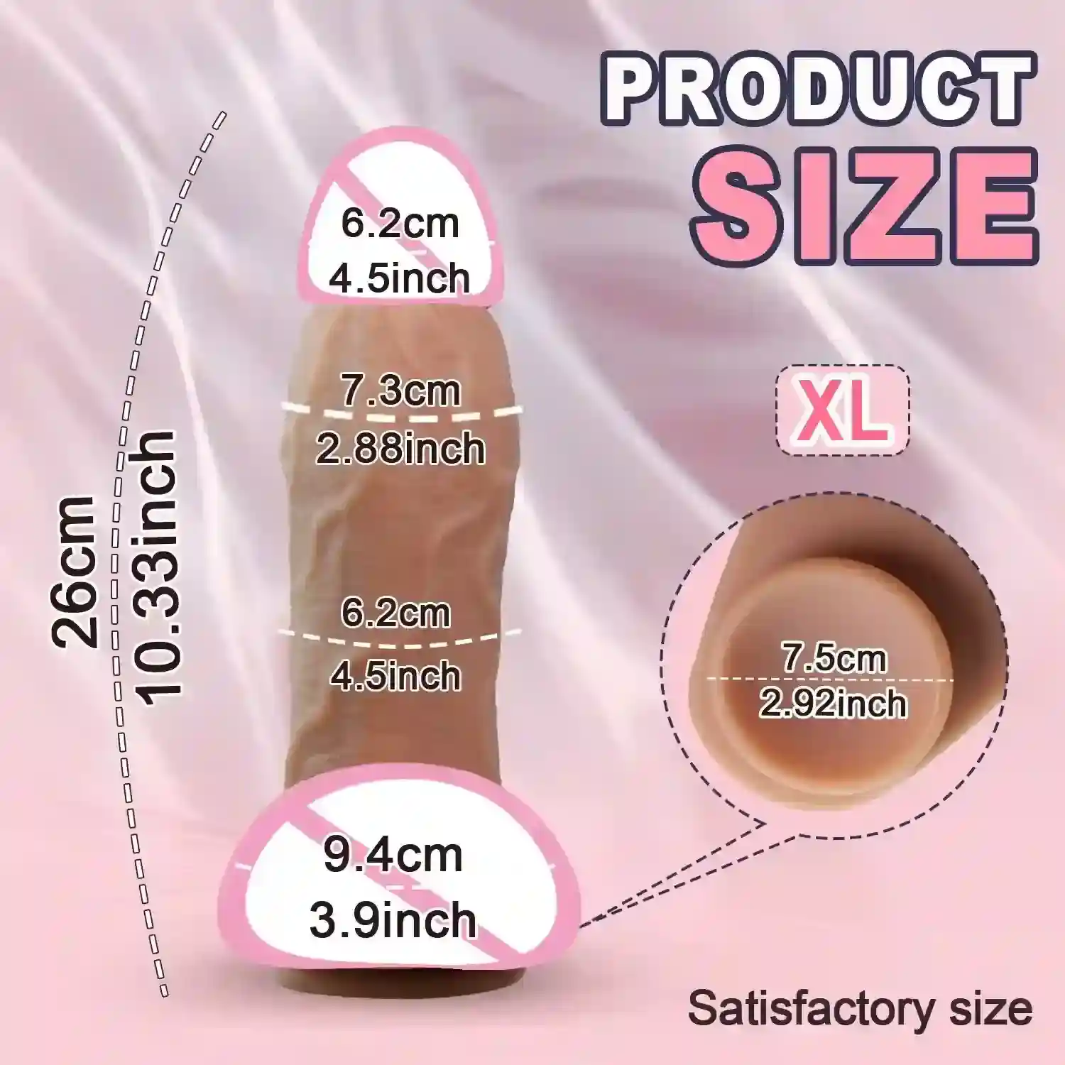 dildo mit lebensechter textur