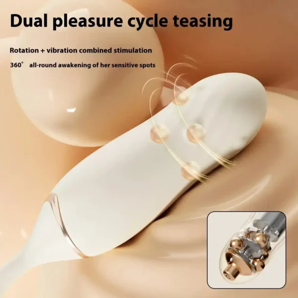 dildo mit rotierenden kugeln