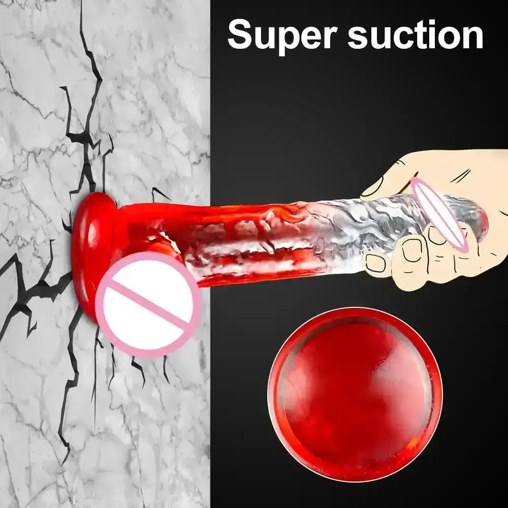dildo mit saugnapf für masturbation groß